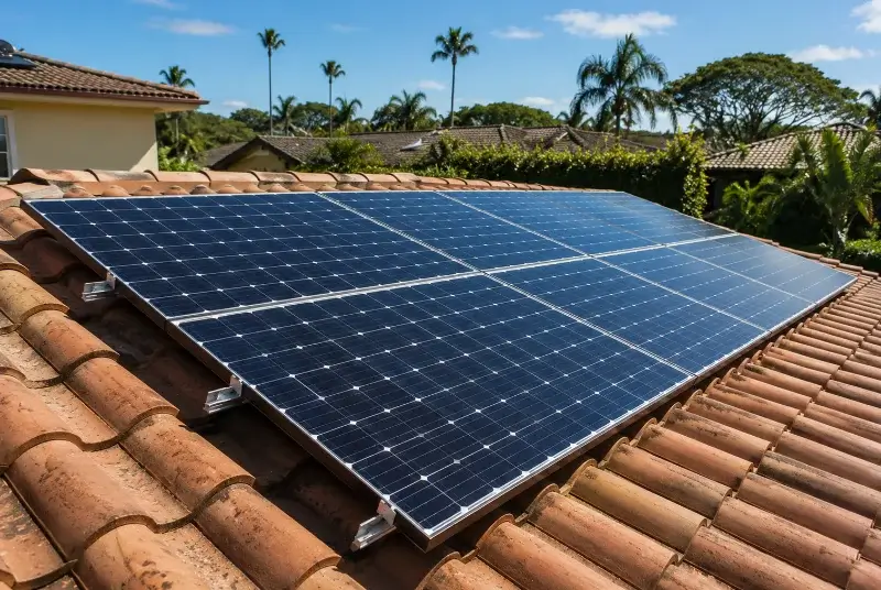 Installation de panneaux solaires aux Essards